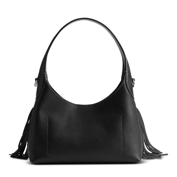 Coach Brooklyn 23 with Fringe -Black - Picture 3 of 5